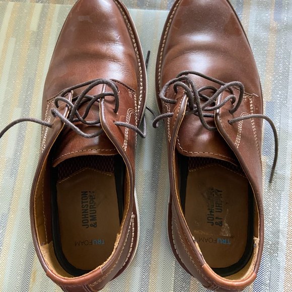 Johnston-Murphy True Foam Plain Toe Shoes - Picture 2 of 6